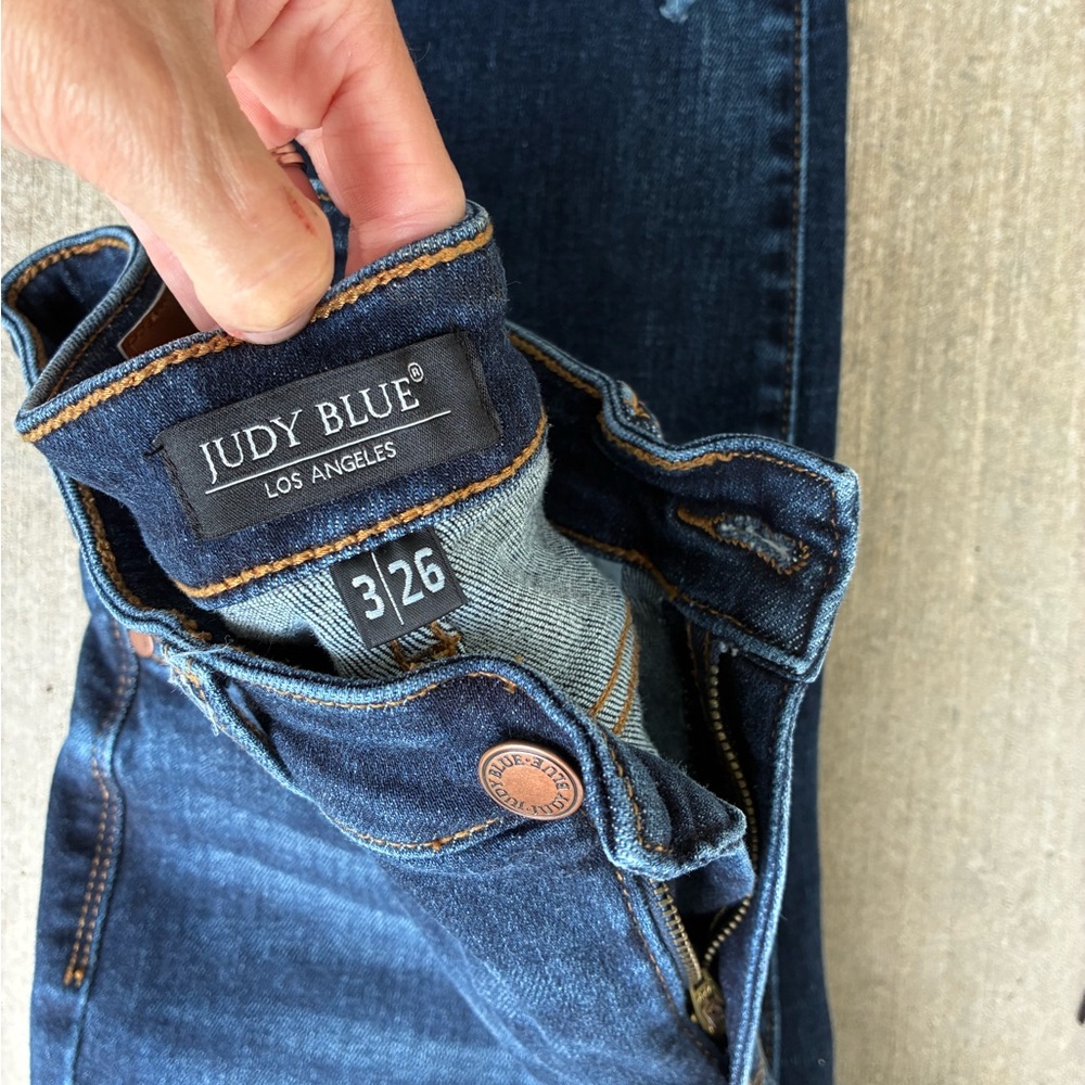NWOT Judy Blue Los Angeles Dark Denim jeans - Picture 4 of 8